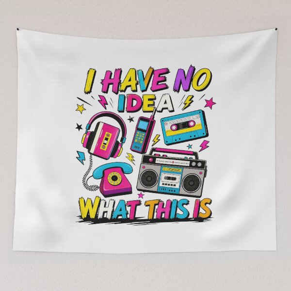 Item preview, Retro 80s 90s Tech What Is This T-Shirt designed and sold by empiric-designs.