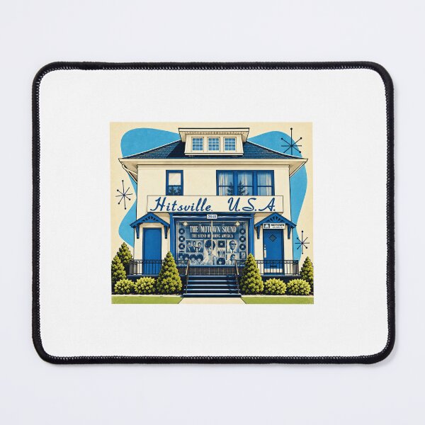 Item preview, Motown retro 1960s exterior design designed and sold by Adventure Girls Studio.