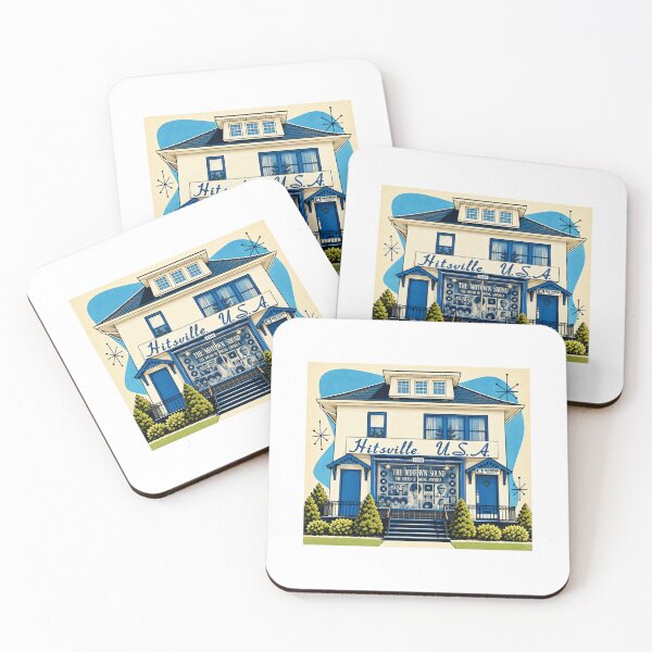 Item preview, Motown retro 1960s exterior design designed and sold by Adventure Girls Studio.