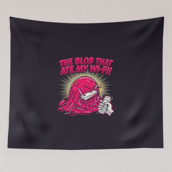 Item preview, The Blob That Ate My Wi-Fi Tech Monster Parody designed and sold by Enea Kelo.