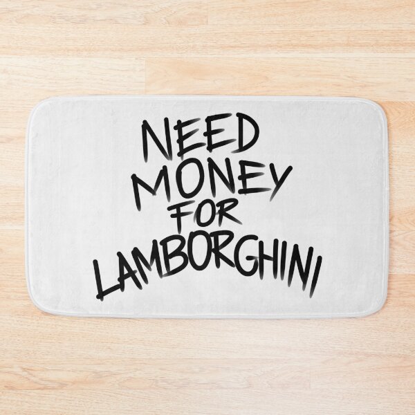 Item preview, Necesito dinero para un Lamborghini designed and sold by Tanya Zevallos.