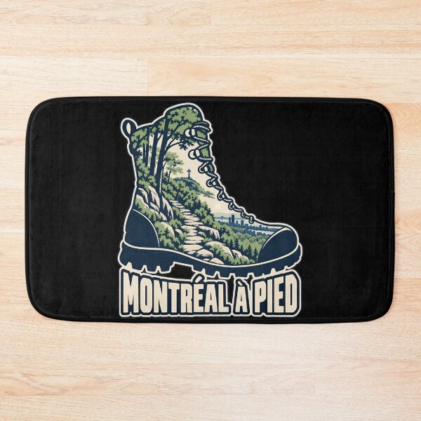 Item preview, Montreal on Foot Forest Trail Hiking Boot designed and sold by Fenay Designs.