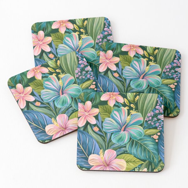 Item preview, Green floral hibiscus so untouched designed and sold by scicilysimonee.