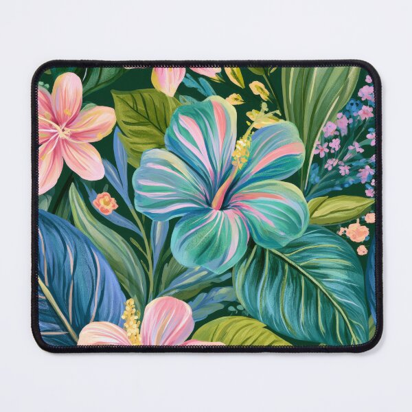 Item preview, Green floral hibiscus so untouched designed and sold by scicilysimonee.