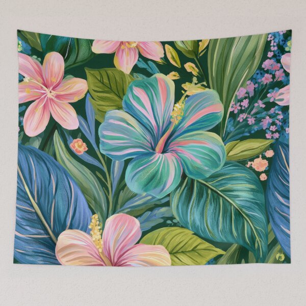Item preview, Green floral hibiscus so untouched designed and sold by scicilysimonee.