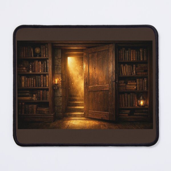 Item preview, The Hidden Library – Dark Academia Secret Door designed and sold by DreamyPixStudio.