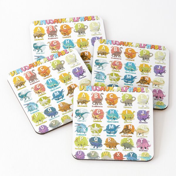 Item preview, Dinosaur Alphabet ABC Learn Dino Fun Gift designed and sold by empiric-designs.