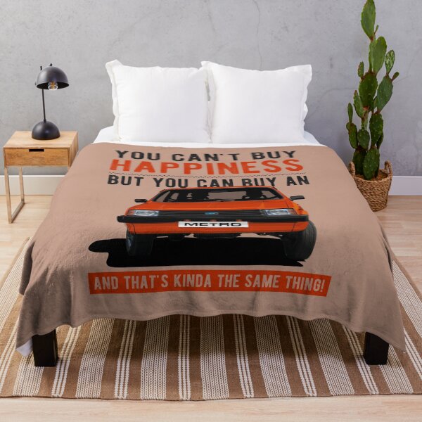 Item preview, Austin Metro Classic British Car 'You Can't Buy Happiness' designed and sold by knappidesign.