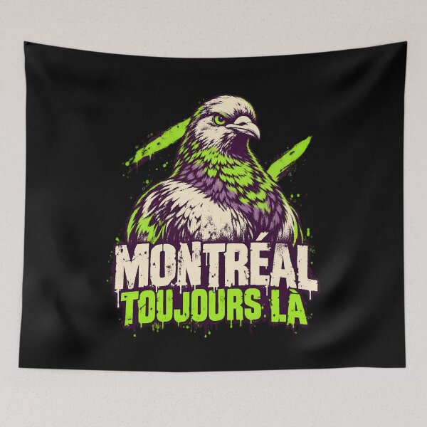 Item preview, Montreal Toujours La Neon Pigeon Attitude designed and sold by Fenay Designs.
