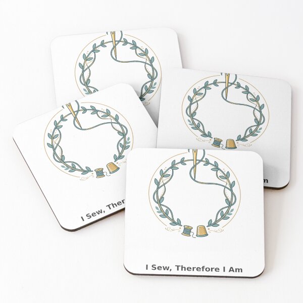 Item preview, I Sew, Therefore I Am designed and sold by TMS-Studio.