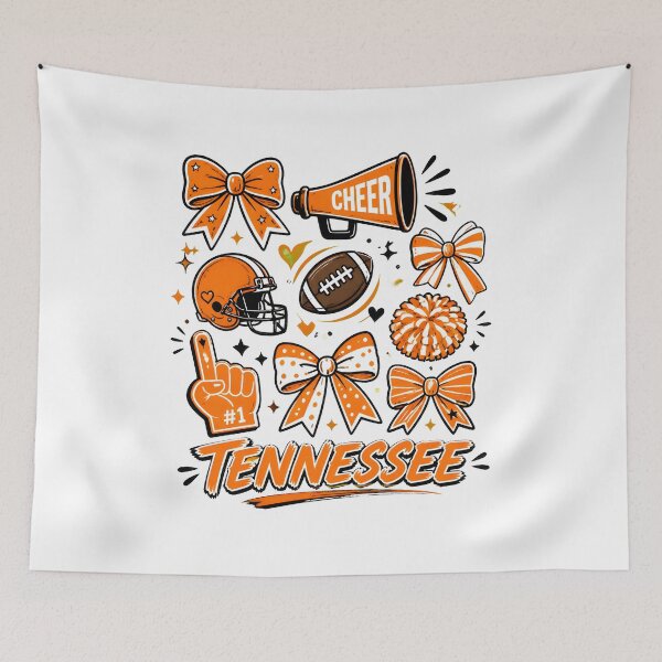 Item preview, Tennessee Cheerleading Football Fanatic Graphic designed and sold by empiric-designs.