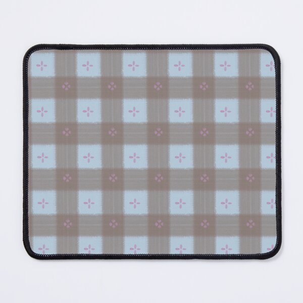 Aperçu de l'œuvre Motif à carreaux vichy fleuri style cottagecore créée et vendue par LeelaLab.
