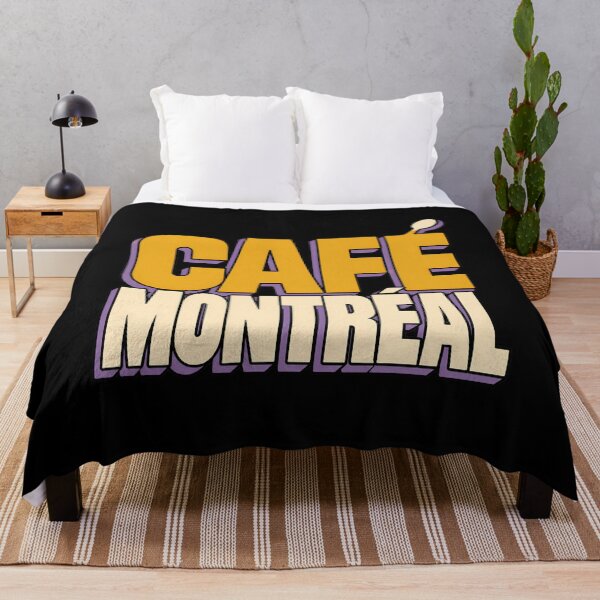 Item preview, Montreal Cafe Bold Gold Spoon Lettering designed and sold by Fenay Designs.