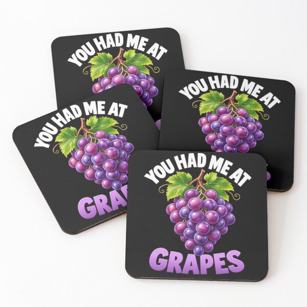 Item preview, You Had Me at Grapes designed and sold by ROUX-ART.