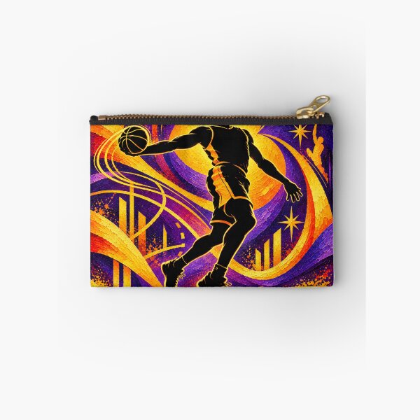 Item preview, Basketball Player Shooting at the Hoop Silhouette designed and sold by EduNewton.