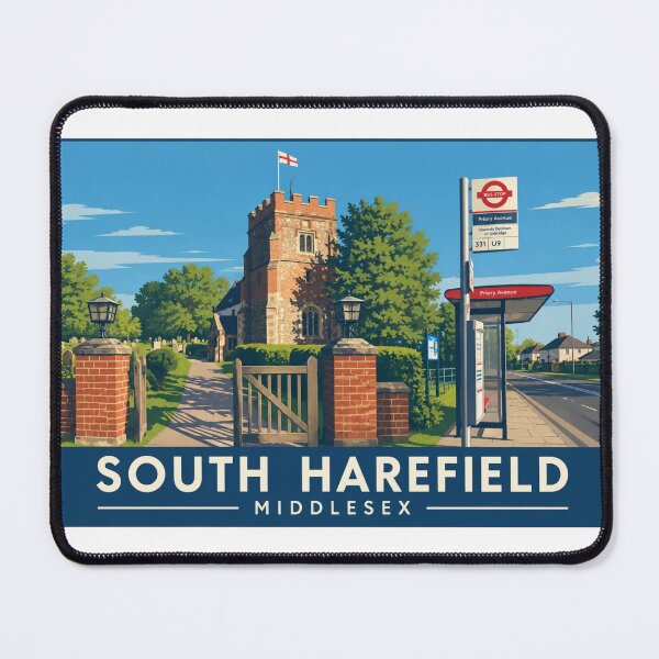 Item preview, South Harefield Graphic for T Shirts and other products designed and sold by WheresTheTShirt.