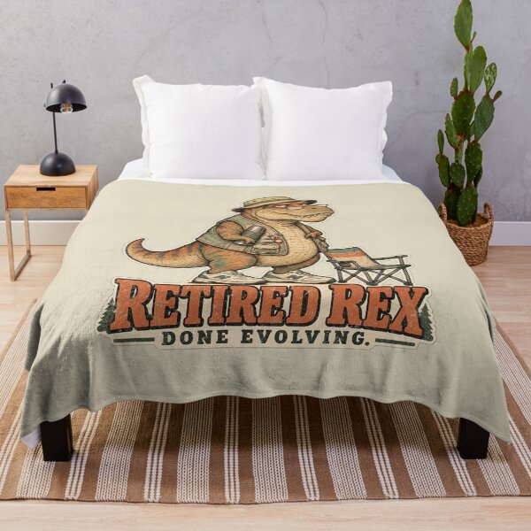Item preview, Retired Rex – Done Evolving Funny Dinosaur designed and sold by AwesomeBeyondLimits.