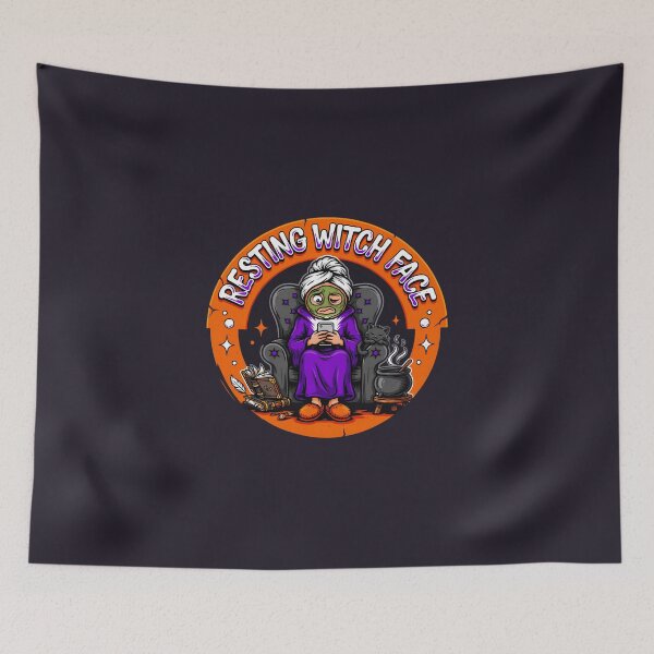 Item preview, Resting Witch Face Self Care Witch designed and sold by Enea Kelo.