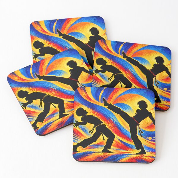 Item preview, Capoeira Kick and Defense Movements Silhouette designed and sold by EduNewton.