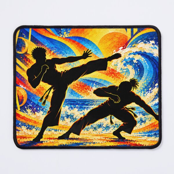 Item preview, Capoeira Kick and Dodge Silhouette designed and sold by EduNewton.