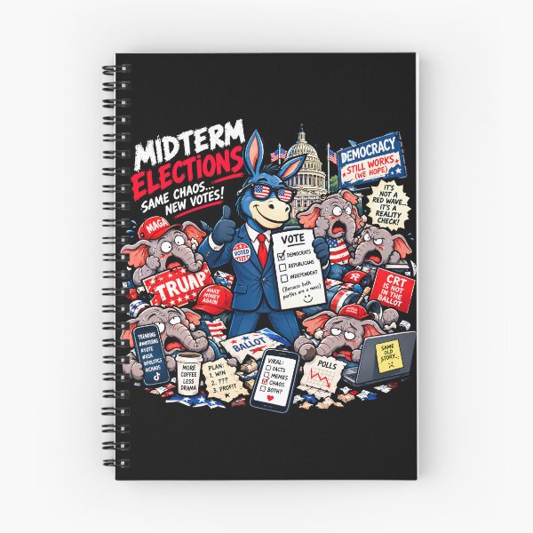 Item preview, Midterm Elections Came Chaos New Votes Political Satire designed and sold by ViviArtix.