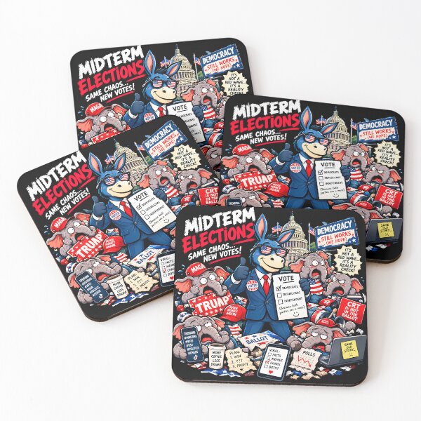 Item preview, Midterm Elections Came Chaos New Votes Political Satire designed and sold by ViviArtix.