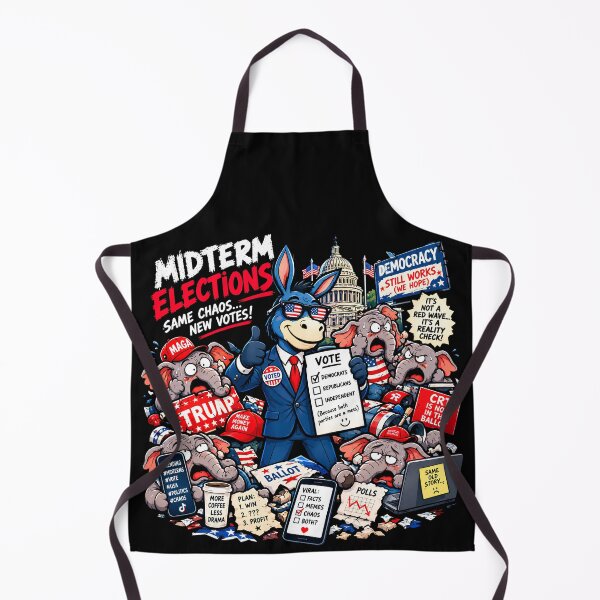 Item preview, Midterm Elections Came Chaos New Votes Political Satire designed and sold by ViviArtix.