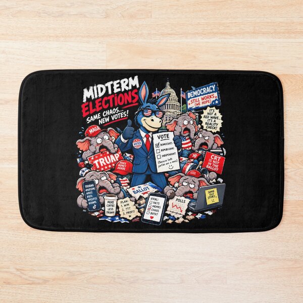 Item preview, Midterm Elections Came Chaos New Votes Political Satire designed and sold by ViviArtix.