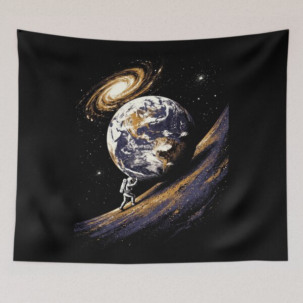Item preview, The Cosmic Sisyphus designed and sold by KeremYurtseven.