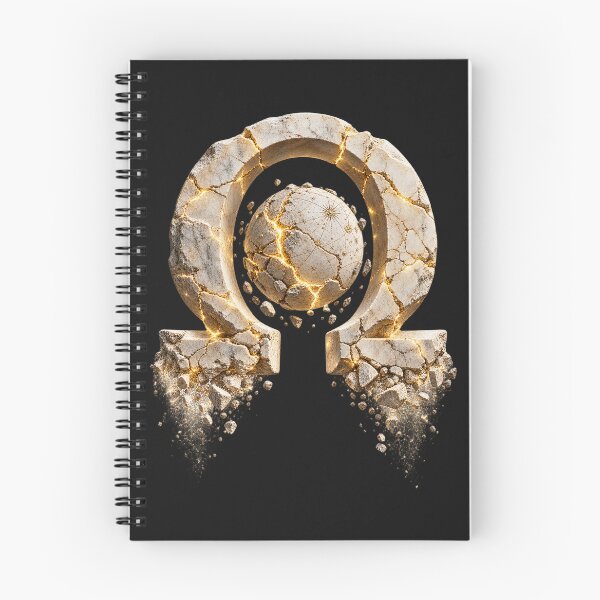 Item preview, OMEGA The Last Form – Cracked Celestial Omega Symbol designed and sold by Anyshca.