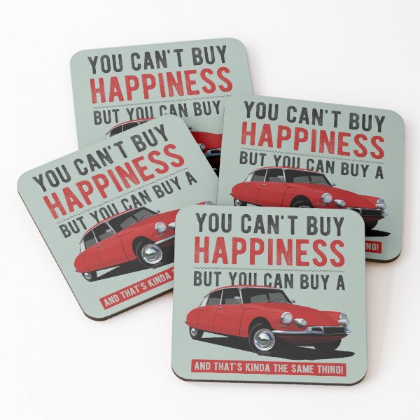 Item preview, Classic French Luxury Car 'You Can't Buy Happiness' designed and sold by knappidesign.