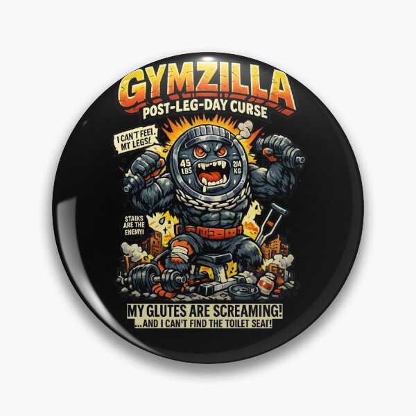Item preview, Gymzilla Funny Gym Monster Shirt | No Rest Days Fitness Design designed and sold by StrongEveryDayStore.