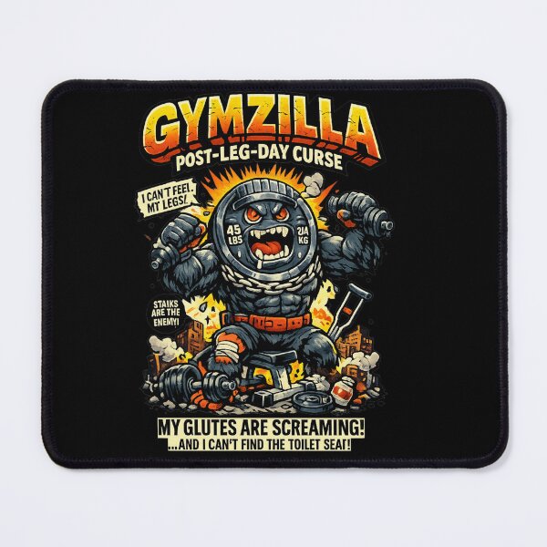 Item preview, Gymzilla Funny Gym Monster Shirt | No Rest Days Fitness Design designed and sold by StrongEveryDayStore.