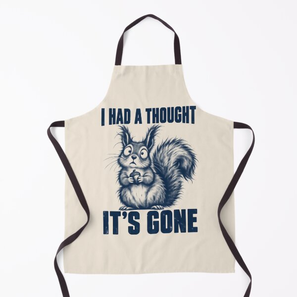Item preview, Forgetful Squirrel I Had a Thought It's Gone Brain Fog Humor designed and sold by AmiGraph.