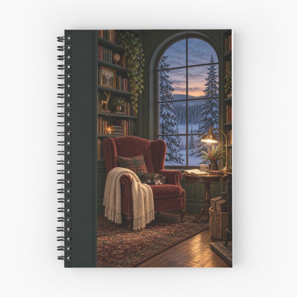 Item preview, The Snowfall Reading Room designed and sold by Nooklune Studio.
