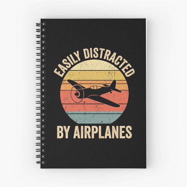 Item preview, Easily Distracted By Airplanes Aviation Pilot Enthusiast designed and sold by designstoriesMK.