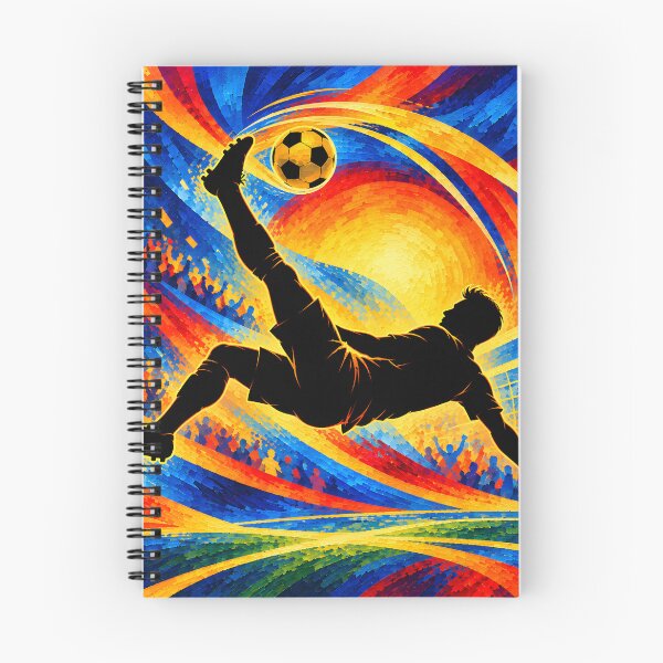 Item preview, Bicycle Kick During a Soccer Match Silhouette designed and sold by EduNewton.