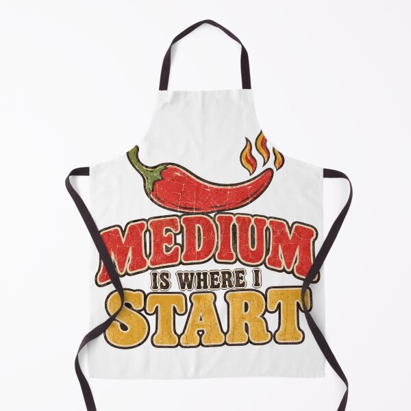 Item preview, Medium Is Where I Start Hot Sauce Chili Pepper designed and sold by eignvalue.