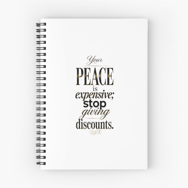Item preview, Your Peace Is Expensive Stop Giving Discounts - Self Care Mental Health Quote designed and sold by Vibe-Vary.