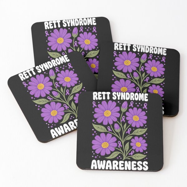 Item preview, Rett Syndrome Awareness Purple Ribbon Daisy Flowers designed and sold by Alzasshop.