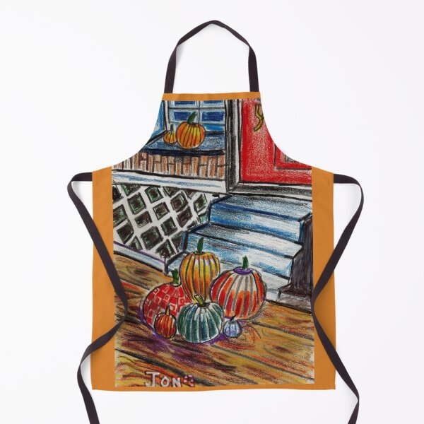 Item preview, Colorful Fall pumpkins designed and sold by Misfitcane.