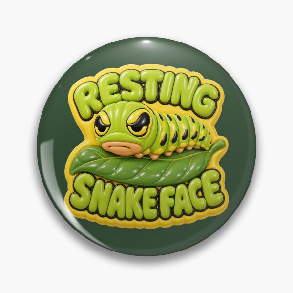 Item preview, Spicebush Swallowtail Caterpillar Resting Snake Face Cute 3D designed and sold by shifumart.