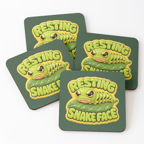 Item preview, Spicebush Swallowtail Caterpillar Resting Snake Face Cute 3D designed and sold by shifumart.