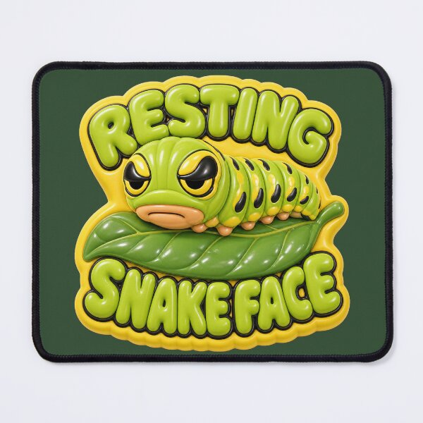 Item preview, Spicebush Swallowtail Caterpillar Resting Snake Face Cute 3D designed and sold by shifumart.