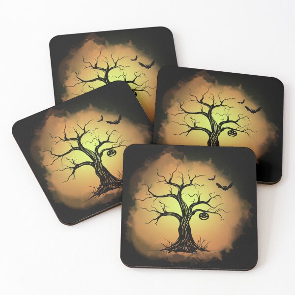 Item preview, Spooky tree and bats in a  halloween cloud designed and sold by 247DesignStudio.