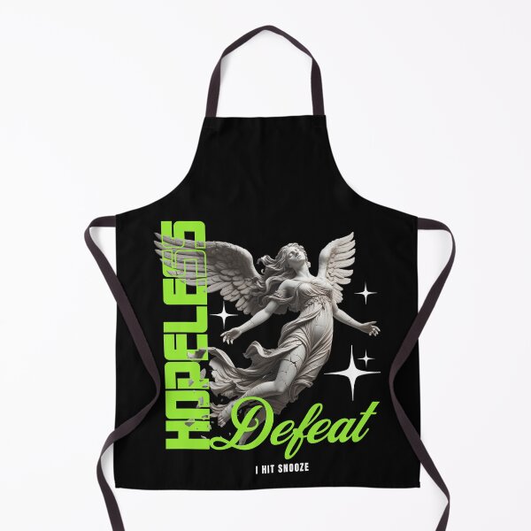 Item preview, Hopeless Defeat – Neon Green Cyber Punk Angel Graphic designed and sold by Per My Last Nerve Studio.