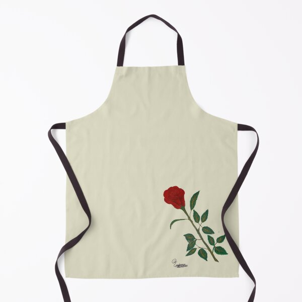 Item preview, Romantic Red Rose on Stem Painting designed and sold by Tunjereza.
