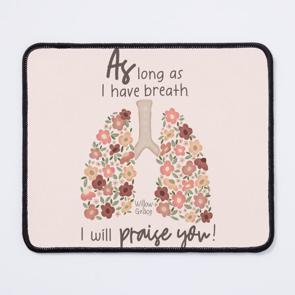 Item preview, Breath - Faith-based Sticker Art - Psalm 146:2 designed and sold by Willow & Grace Designs.