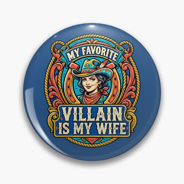 Item preview, My Favorite Villain Is My Wife – Funny Marriage Humor designed and sold by Endless7Art.