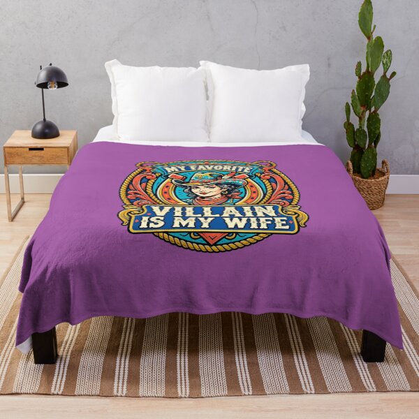 Item preview, My Favorite Villain Is My Wife – Funny Marriage Humor designed and sold by Endless7Art.